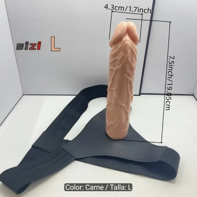 ✔️Tanga con dildo ajustable 💦