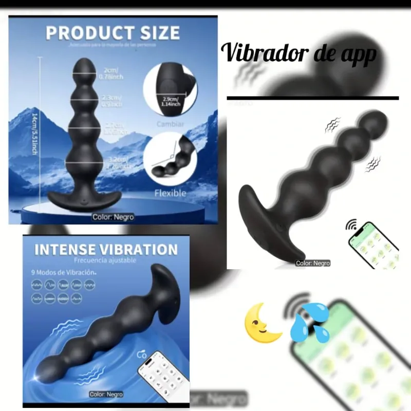 🖤Vibrador de app 📱Plug inalámbrico