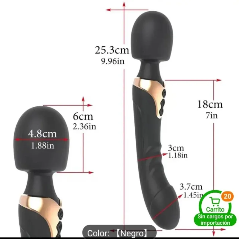 🖤Vibrador Premium dos en uno 🌚✨
