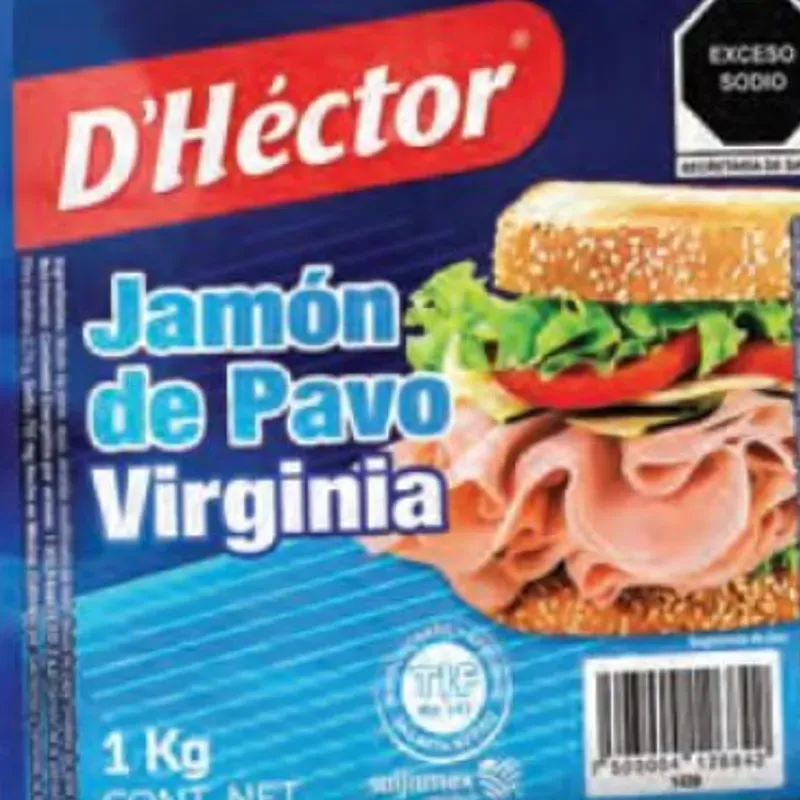 Contenedor de jamón Virginia de pavo rebanado 🍖