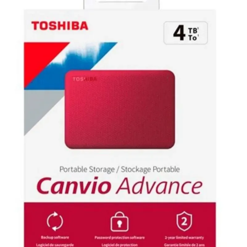 Disco Duro Externo 4TB Toshiba Canvio Advance