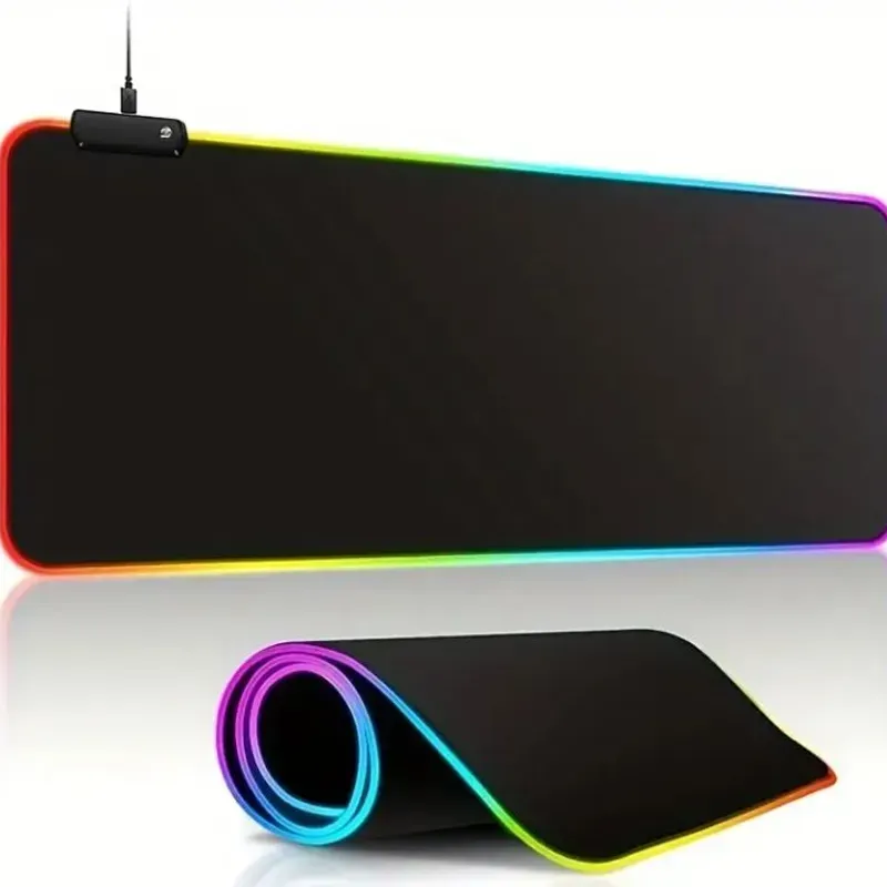 Mousepad RGB Gamer XXL 80x30cm Antideslizante e Impermeable