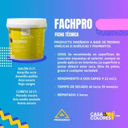 Vinil para fachada. Fachpro 10lts