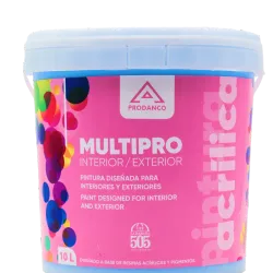 Vinil interior/exterior. Multi-pro Color especial 10Lts