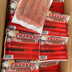 Salchichas de pollo y cerdo