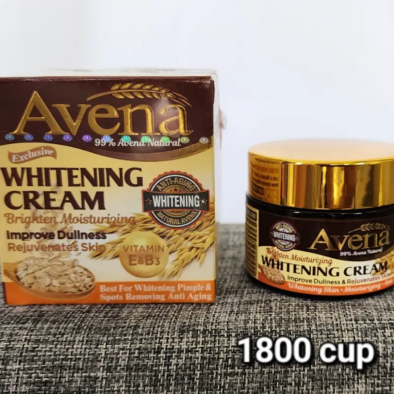 Crema blanqueadora de avena