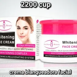 Crema blanqueadora facial