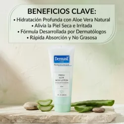 Crema corporal DERMASIL aloe vera.