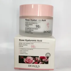Crema de acido hialuronico con rosas 50g