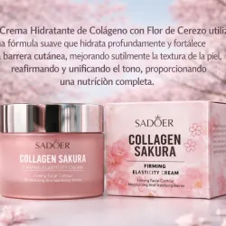 Crema hidratante de colagen sakura
