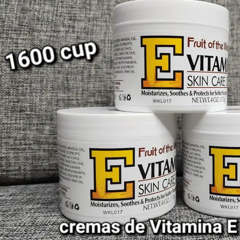 Crema hidratante de vitamina e