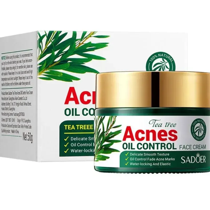 Crema para acne y control de grasa