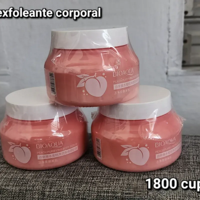 EXFOLEANTE CORPORAL BIOAQUA DURAZNO 
