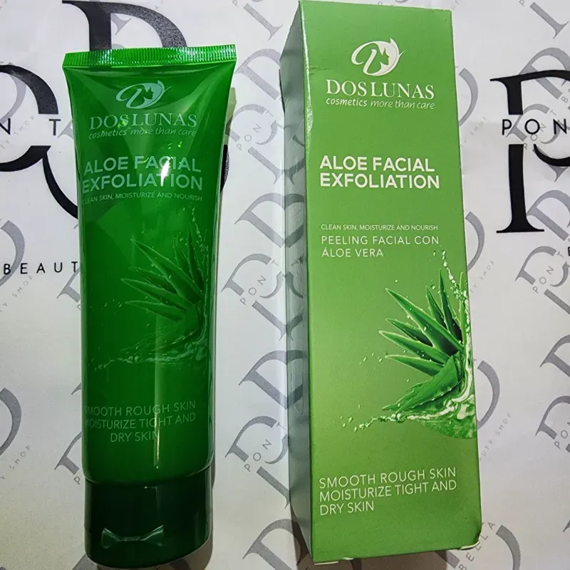 Exfoleante facial de aloe vera