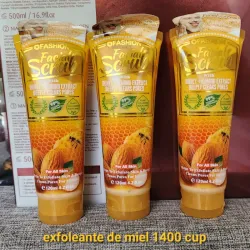 EXFOLEANTE FACIAL DE MIEL Y ALMENDRAS