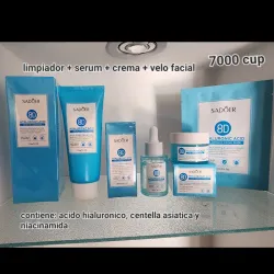 Kit de acido hialuronico, niacinamida y centella asiatica