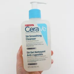 Limpiador cerave con acido salicilico y acido hialuronico