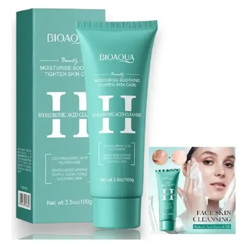 LIMPIADOR CON ACIDO HIALURONICO DE BIOAQUA 