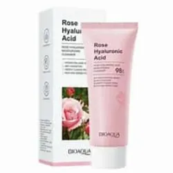 Limpiador facial de acido hialuronico y rosas 100g