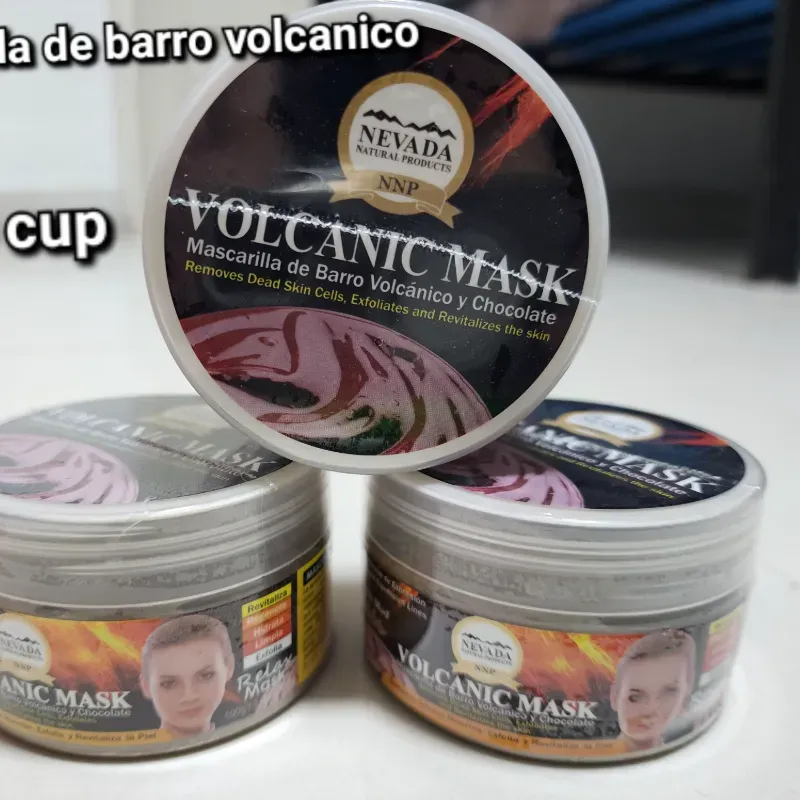 Mascarilla de barro volcanico 