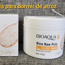 Mascarilla para dormir de arroz Bioaqu