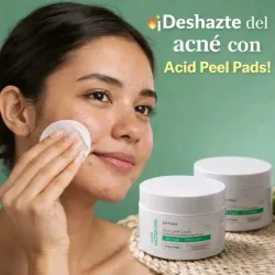 Pads con acido salicilico 2% y acido glicolico 30%
