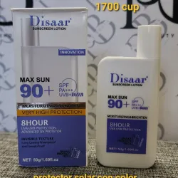 Protector solar 90 spf con color