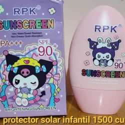 Protector solar 90spf para niñas