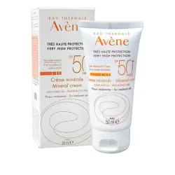 Protector solar avene con color 50 spf