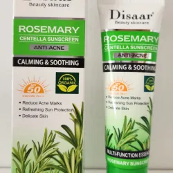 Protector solar de centella asiatica y romero