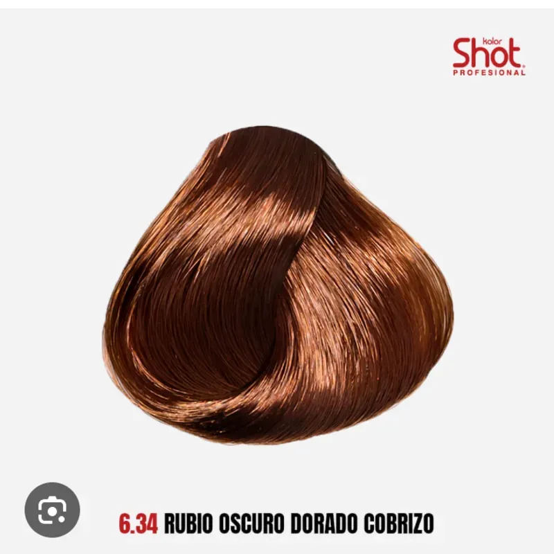 6.34 Rubio Oscuro Dorado Cobrizo 
