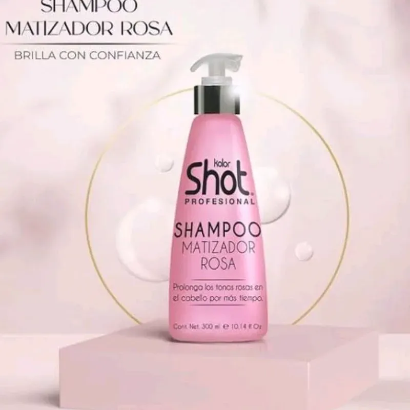 Shampoo Matizador Rosa Shot 