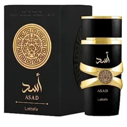 Asad Lattafa. De uso, Liquido al 80 %. Con caja