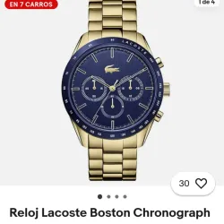 Lacoste Boston watch 43mm gold
