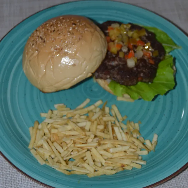 HAMBURGUESA DE CERDO