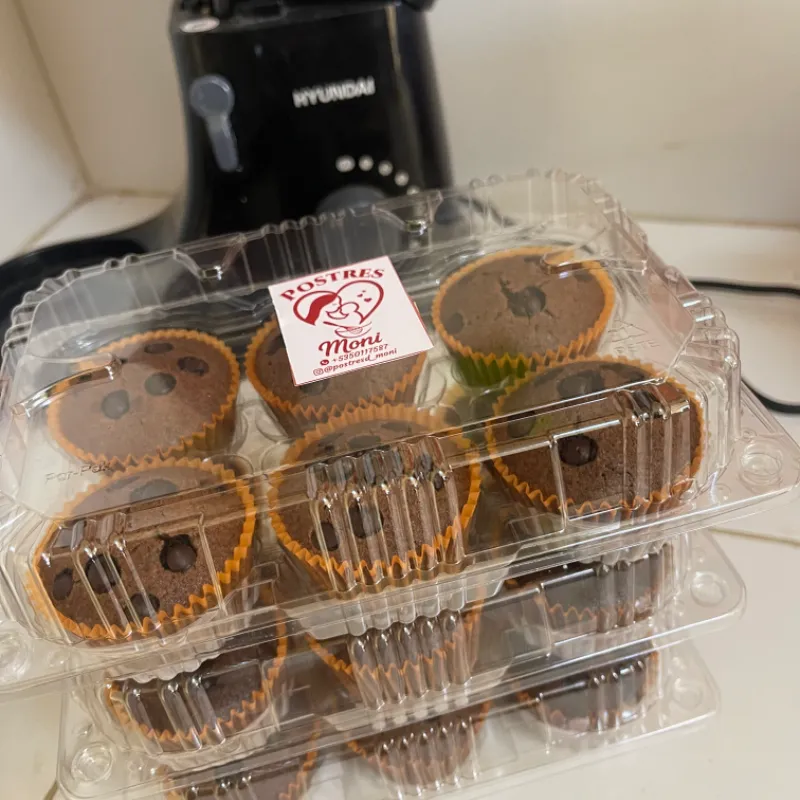 Magdalenas de chocolate