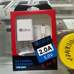 Combo Cable y Cargador V8