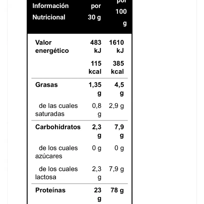 Whey protein 100%