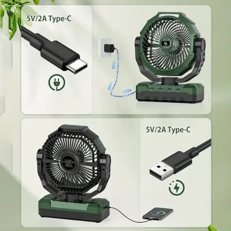 VENTILADOR RECARGABLE 24,000mAh