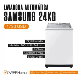 Lavadora automática de 24kg