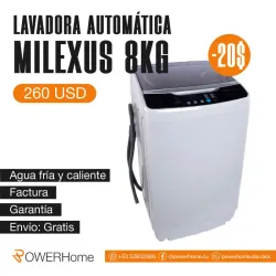Lavadora automática MILEXUS de 8kg