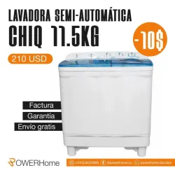 Lavadora semiautomática CHIQ de 11.5kg