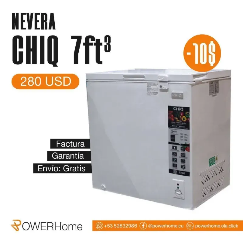 Nevera CHIQ se 7 pies³