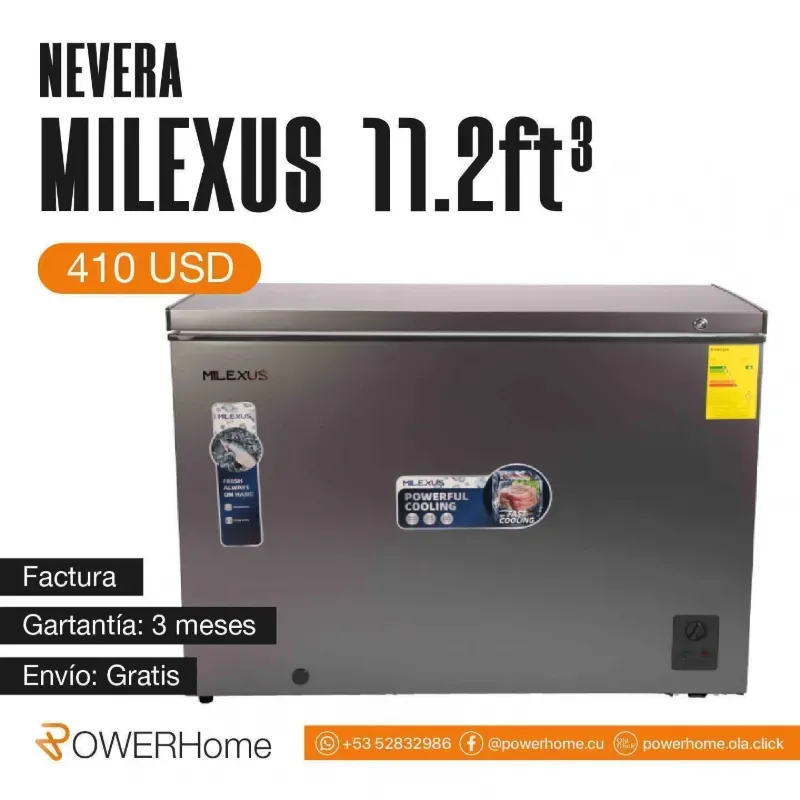 Nevera MILEXUS 11.2 pies³