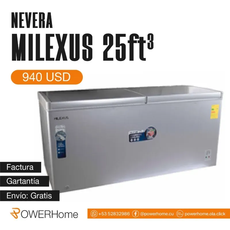 Nevera MILEXUS de 25 pies³