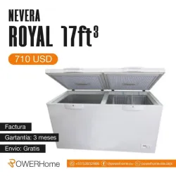 Nevera ROYAL de 17 pies³
