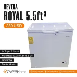 Nevera ROYAL de 5.5 pies³