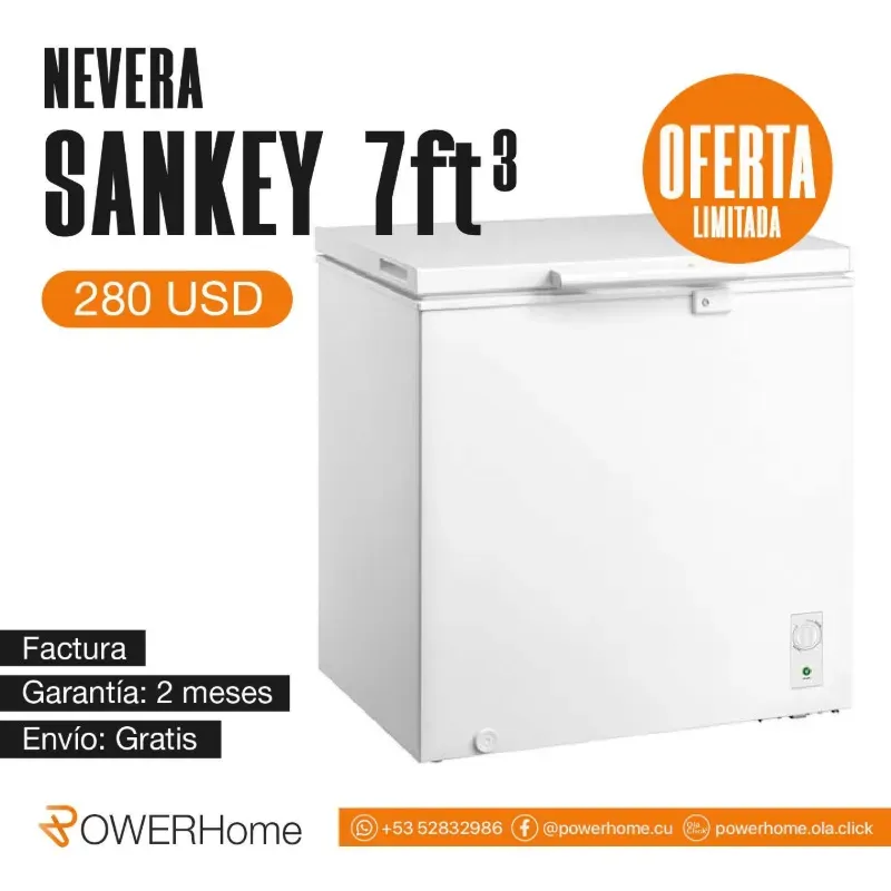 Nevera SANKEY de 7 pies³