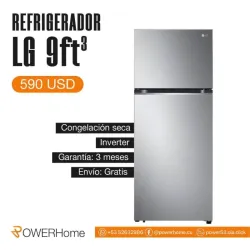 Refrigerador LG de 9 pies³