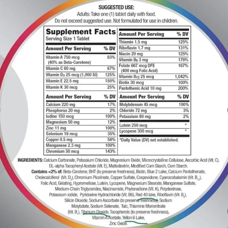 Centrum Adulto 50+de 80 Tabletas